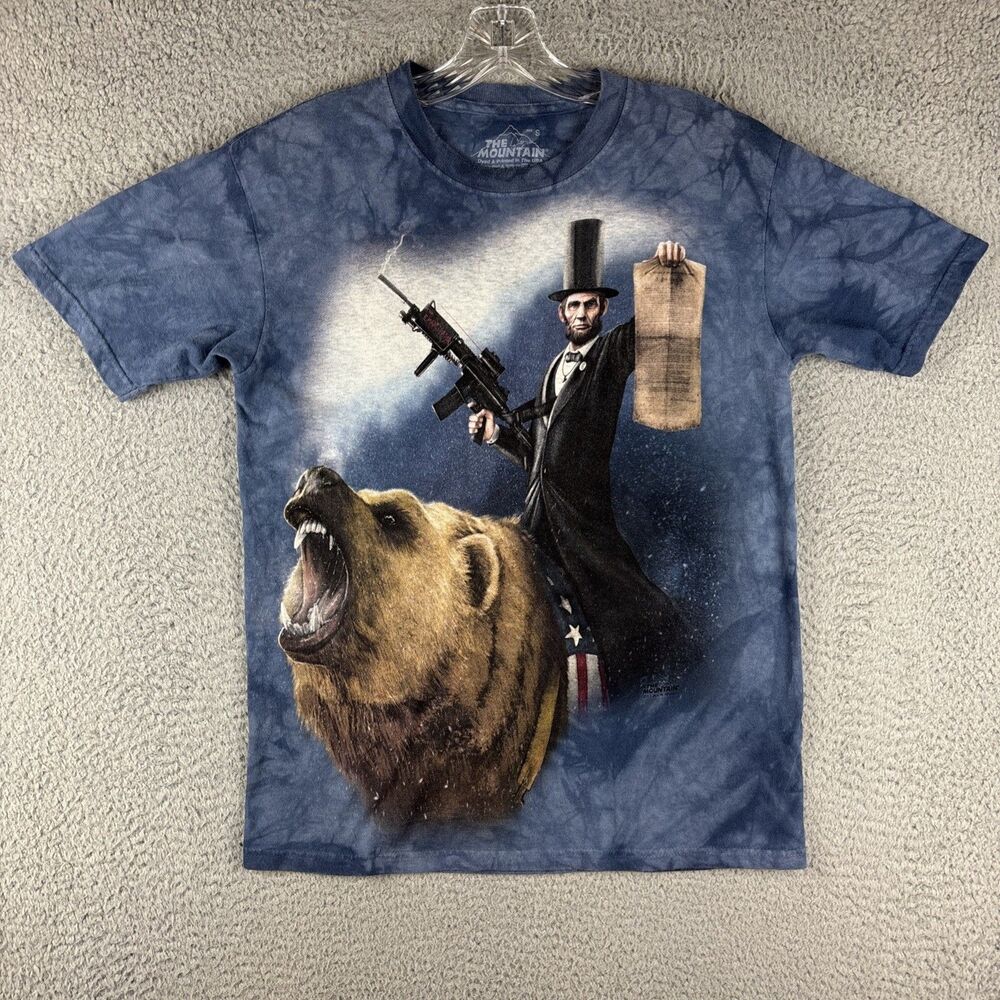 The Mountain T-Shirt Lincoln "The Emancipator" President Tee Adult Size Small